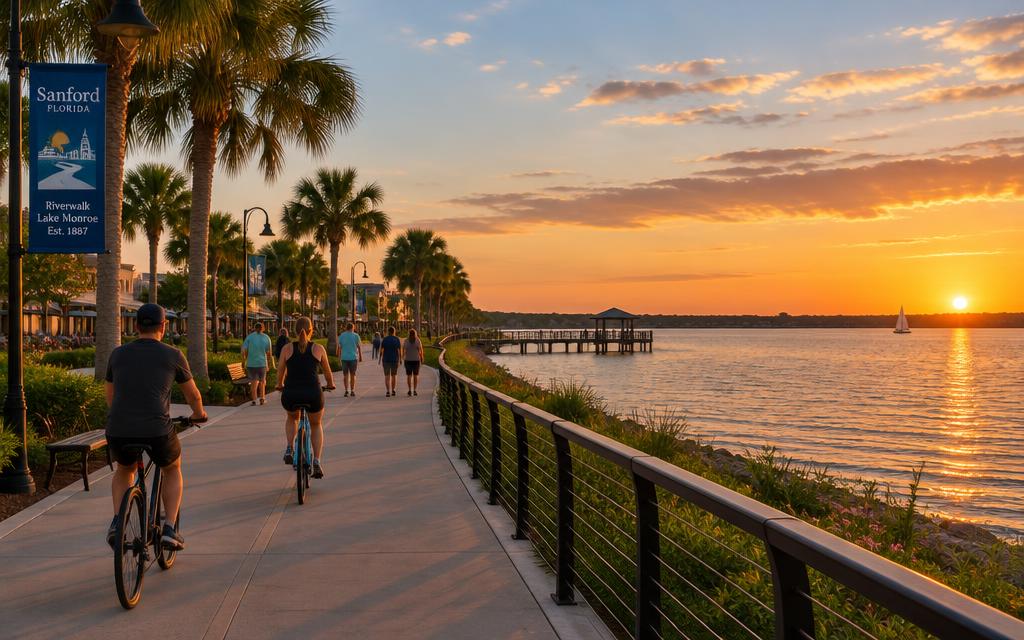 Walk or bike the RiverWalk